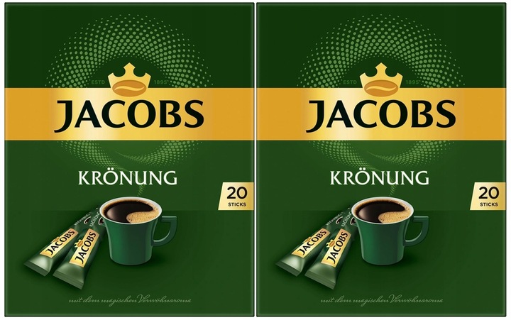 Jacobs Kronung kawa w saszetkach rozpuszczalna 3x20 saszetek 36g z Niemiec