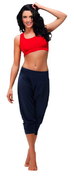 SPODNIE rybaczki ALLADYNKI duże A80 cappucino 4XL