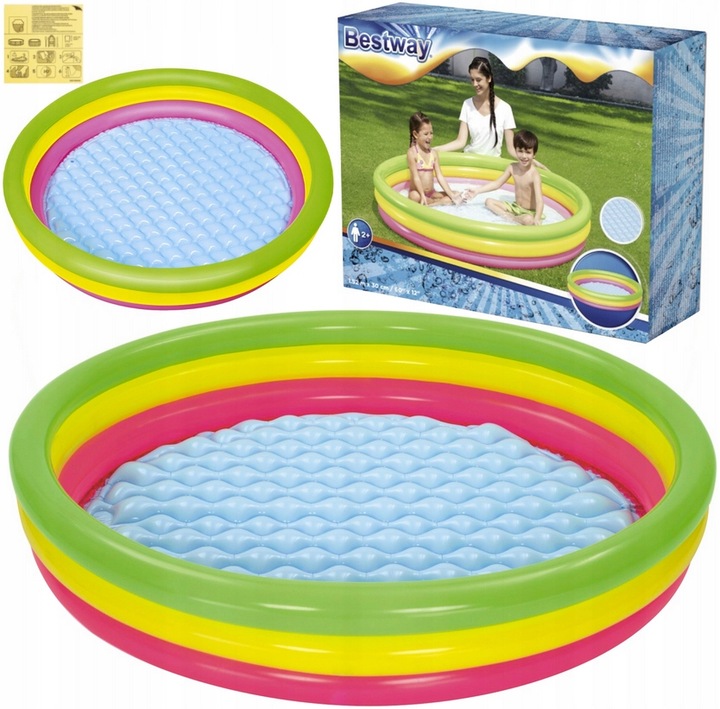 BESTWAY 51103 BASEN BASENIK DLA DZIECI MIĘKKIE DNO