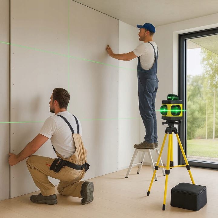 STATYW DO LASERA POZIOMICY LASEROWEJ GWINT 5/8 TRÓJNÓG W POKROWCU