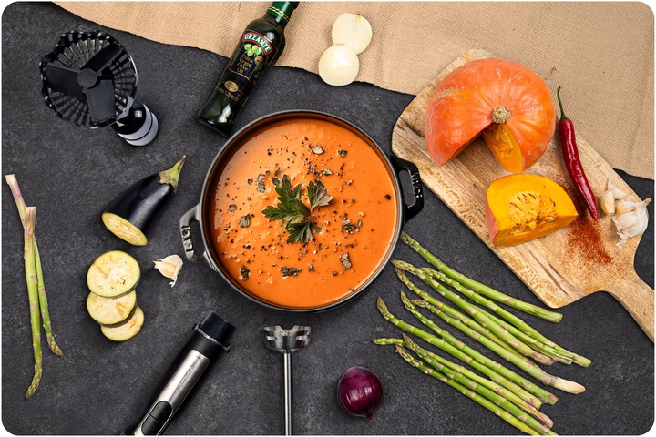 Blender ręczny 1500W czarny Berdsen tytanowe ostrza wielofunkcyjny 5w1