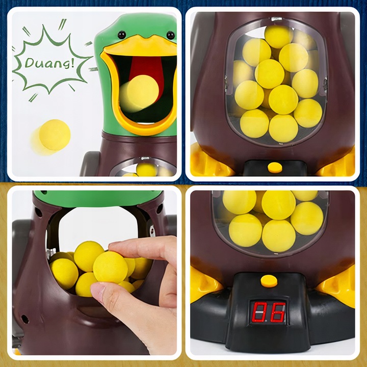 GŁODNA KACZKA STRZELANIE DO CELU PISTOLET ZABAWKOWY 2X GRA ZRĘCZNOŚCIOWA