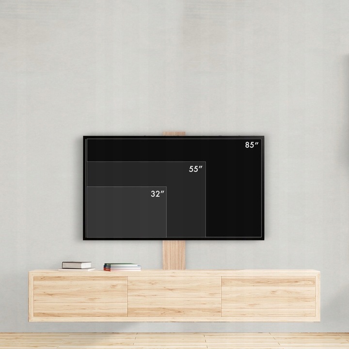 UCHWYT DO TELEWIZORA WIESZAK ŚCIENNY OBROTOWY TV MOCNY SOLIDNY LCD 32-70 CA