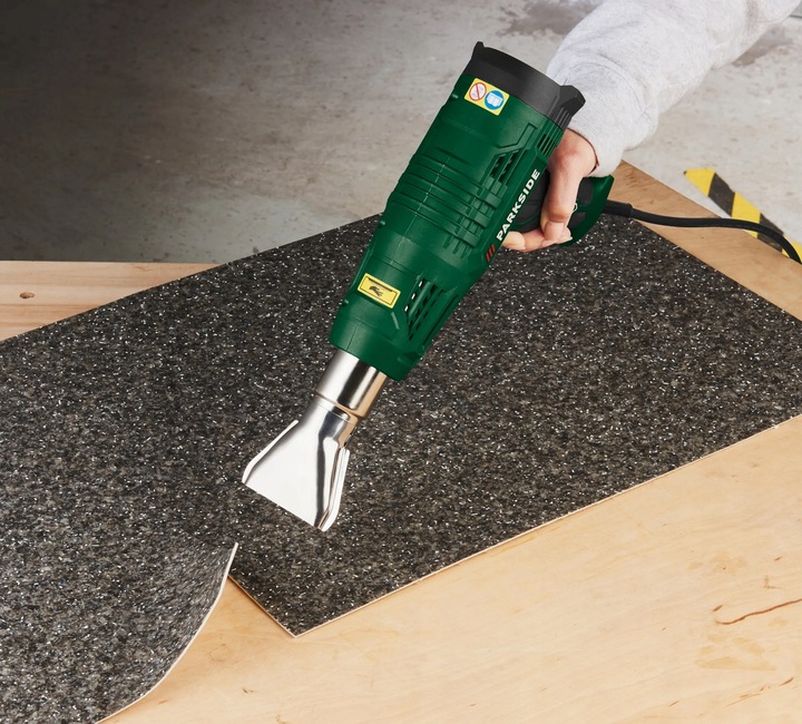 PARKSIDE MOCNA Opalarka PHLGD 2000W WYŚWIETLACZ LCD + 4 DYSZE