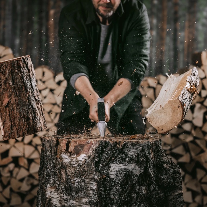 FISKARS X-SERIES X25 MOCNA Siekiera rozłupująca do drewna ostrze XL