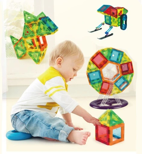 KLOCKI MAGNETYCZNE 3D MAGNETIC 70el Edukacja Panel