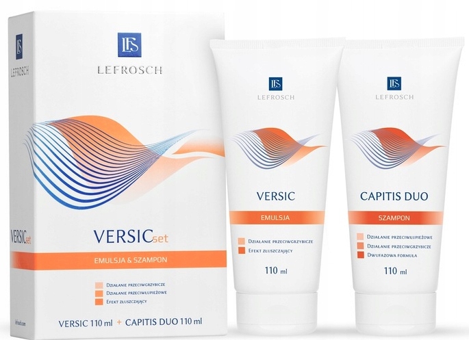 Lefrosch Versic Set emulsja + szampon 2 x 110 ml