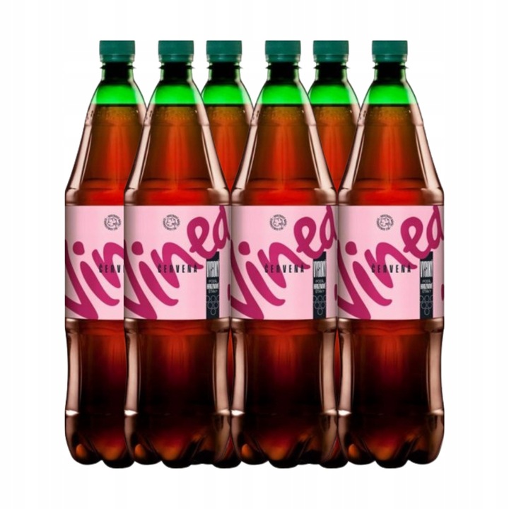 6x Vinea Czerwona 1,5l napój gazowany