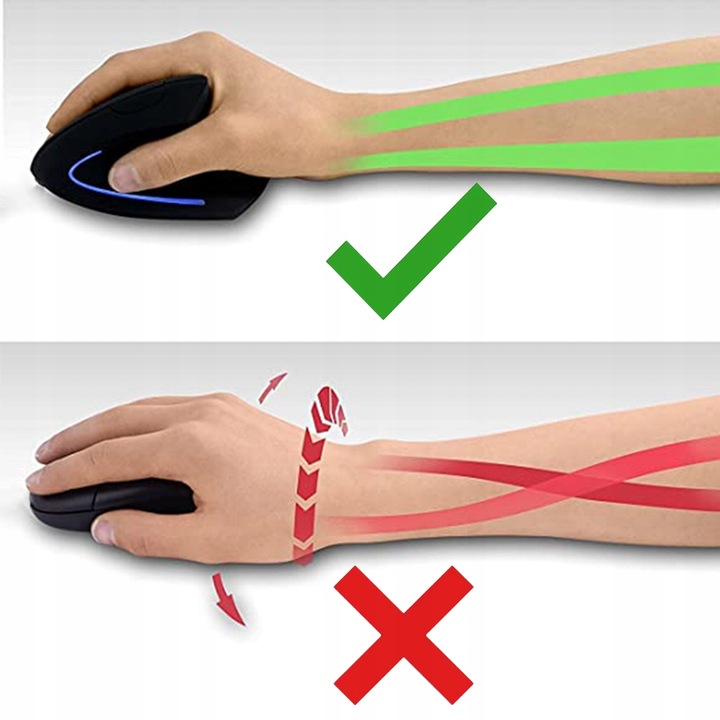 CICHA MYSZ MYSZKA BEZPRZEWODOWA PIONOWA WERTYKALNA LAPTOPA KOMPUTER BIURA