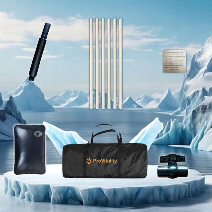 Basen do morsowania XL beczka dmuchana przenośna ZESTAW wieko