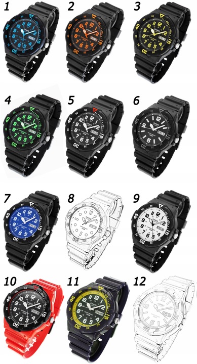 ZEGAREK CASIO DLA CHŁOPCA KOMUNIJNY WIELE KOLORÓW