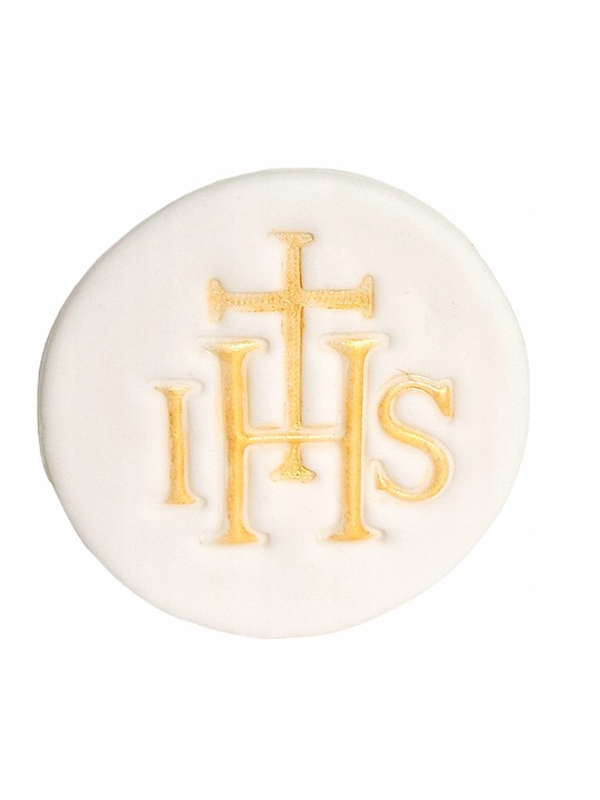 ZESTAW CUKROWY KOMUNIA KSIĄŻECZKA + HOSTIA BIAŁA komunijny dekoracja TORT N