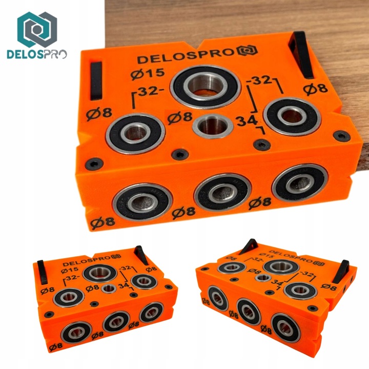 SZABLON DO WIERCENIA WZORNIK DO MIMOŚRODÓW KOŁKÓW ZNACZNIK ŁOŻYSKA 8mm