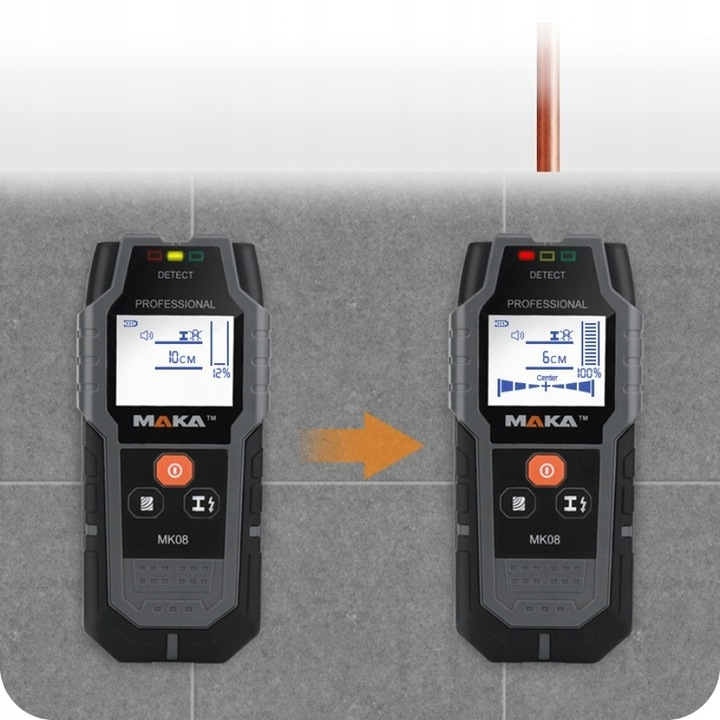 WYKRYWACZ DETEKTOR PRZEWODÓW KABLI METALI W ŚCIANIE DREWNA METALU +
