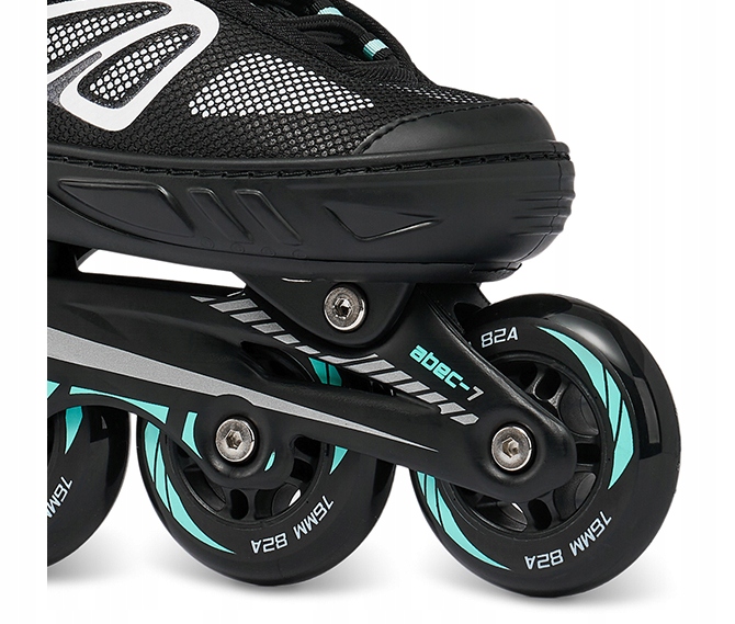 Rolki Regulowane RAVEN Advance Black/Mint 35-39