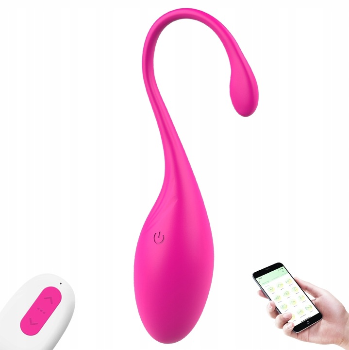 WIBRUJĄCE JAJKO STYMULUJĄCE STEROWANE APLIKACJĄ