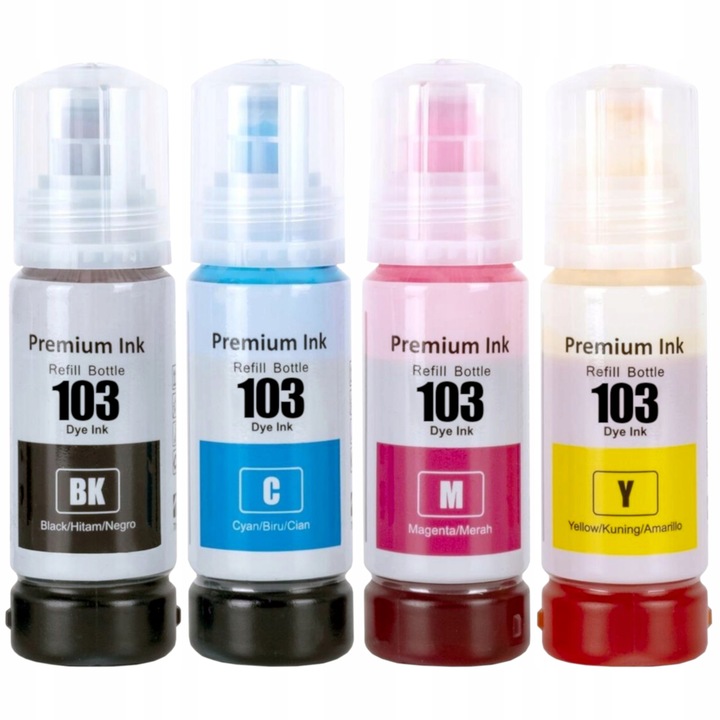 TUSZE 103 XL DO EPSON ECOTANK L3110 L3150 L3160 L3210 L3211 L3251 L3256