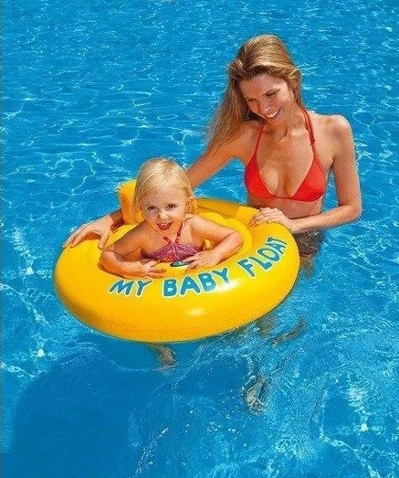 KÓŁKO FOTELIK DLA NIEMOWLĄT DZIECI DO NAUKI PŁYWANIA INTEX