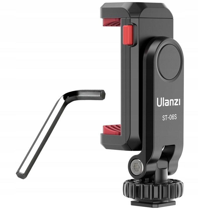 Ulanzi ST-06S Adapter uchwyt statywowy do telefonu + zimna stopka x 2