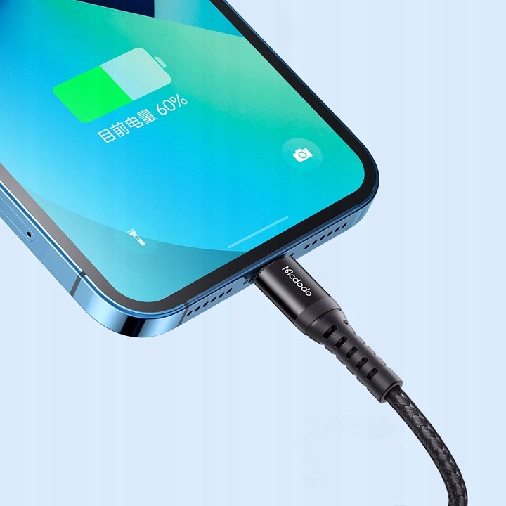 MCDODO ŁADOWARKA KABEL USB-C LIGHTNING SZYBKIE ŁADOWANIE DO IPHONE 13 14 3M