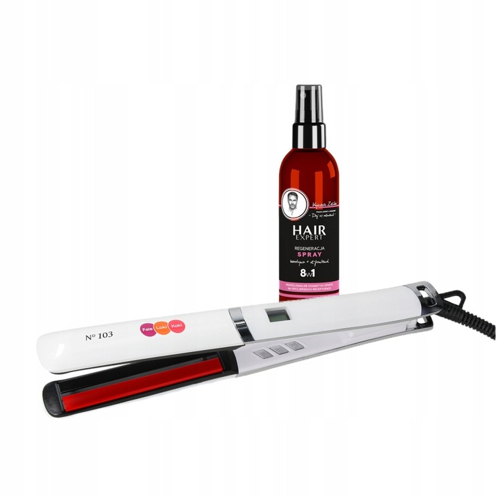 Prostownica do włosów na podczerwień Fale Loki Koki N 103 +GRATIS