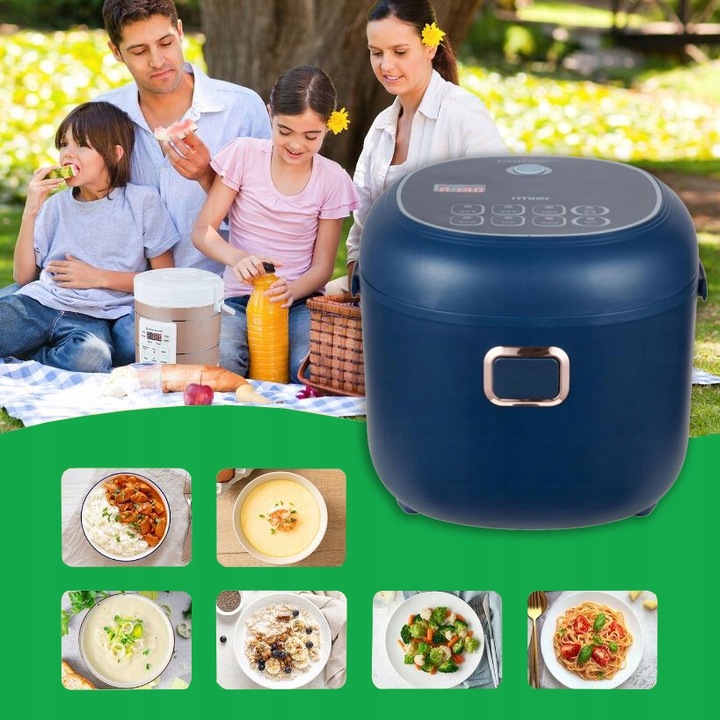 MULTICOOKER samochodowy 2L RYŻOWAR turystyczny 12V 24V TIR bus LCD