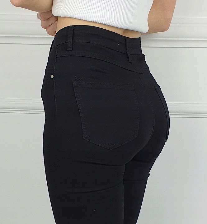 # DAMSKIE SPODNIE JEANSOWE WYSZCZUPLAJĄCE KOLORY #