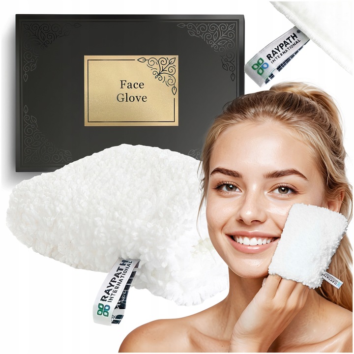 RAYPATH CZYŚCIK DO DEMAKIJAŻU RĘKAWICZKA FACE GLOVE RĘKAWICA DO KAŻDEJ