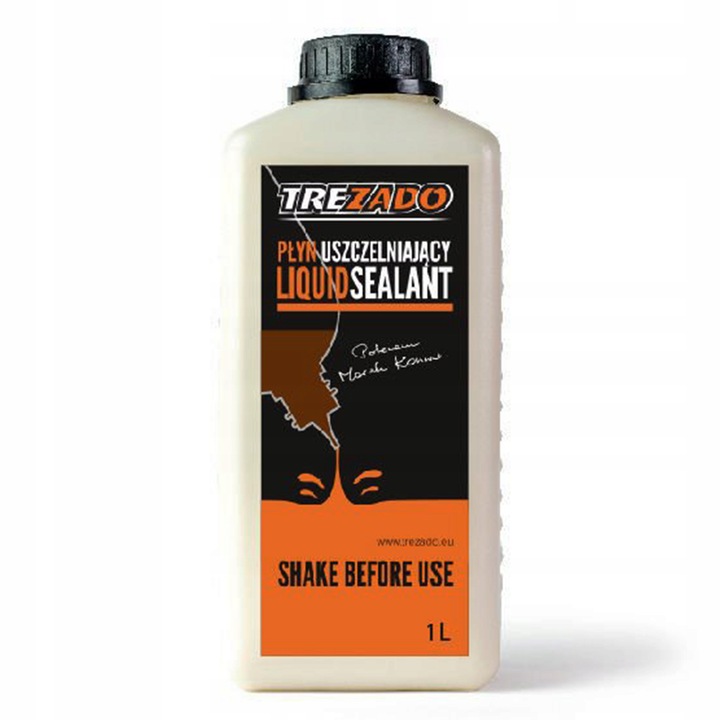 TREZADO płyn uszczelniający TUBELESS MLEKO mleczko do opon UST 1000 ml 1l