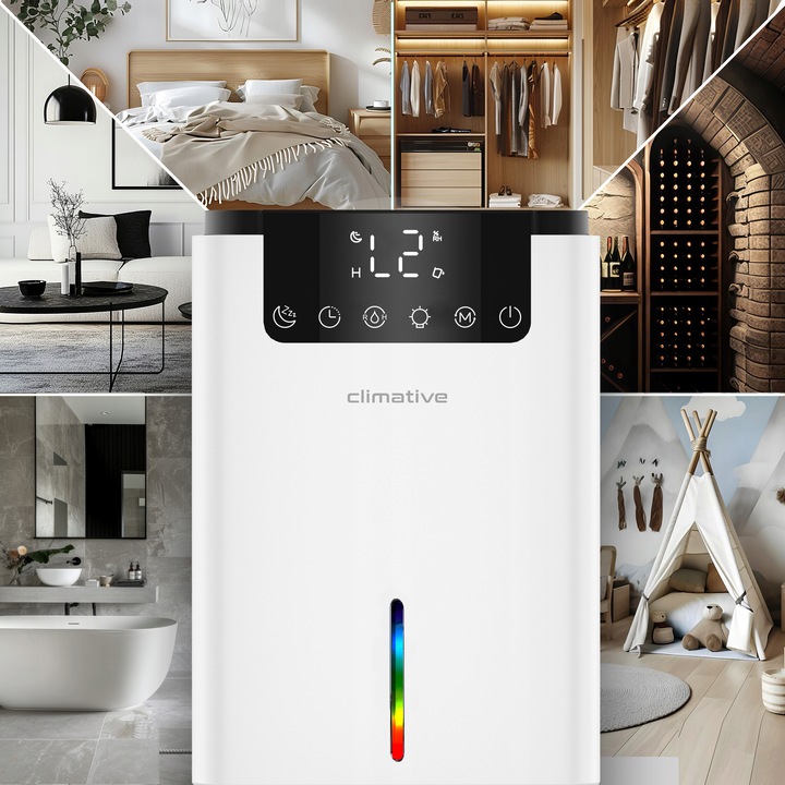 Cichy osuszacz powietrza domowy LUXE 2000ML UV pochłaniacz wilgoci XXL