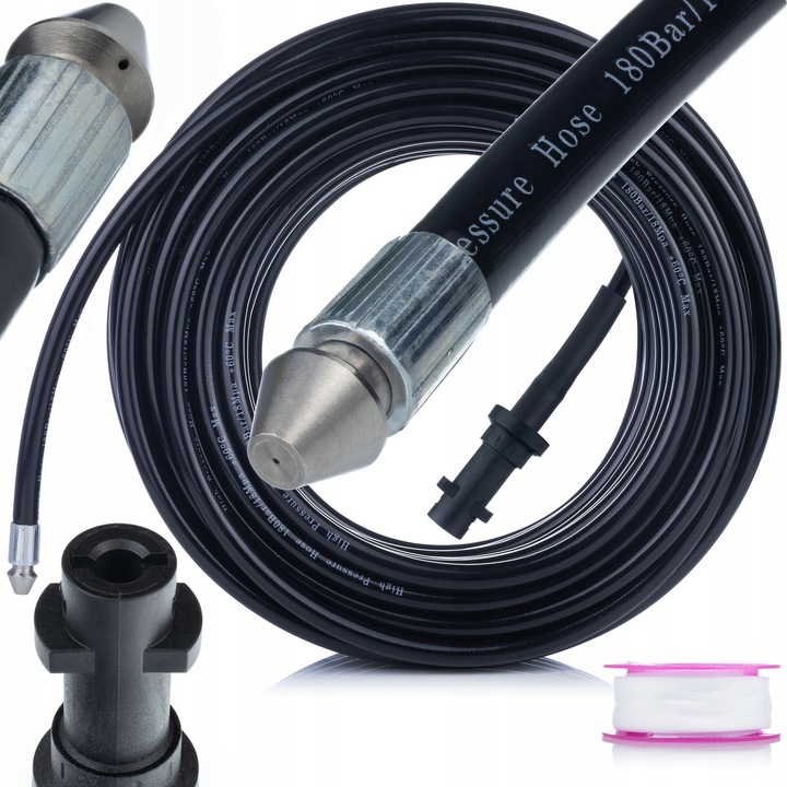 WĄŻ DO CZYSZCZENIA KANALIZACJI 20M KARCHER K2 K3 K4 K5 K6 K7 NA