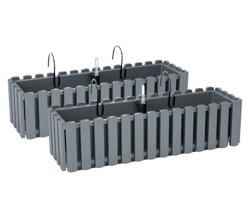 2x Skrzynka Balkonowa DDEF600W Doniczka z Systemem