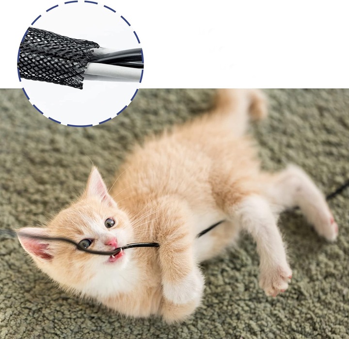 ORGANIZER OSŁONA OPLOT MASKOWNICA DO KABLI osłona przed kunami 3M