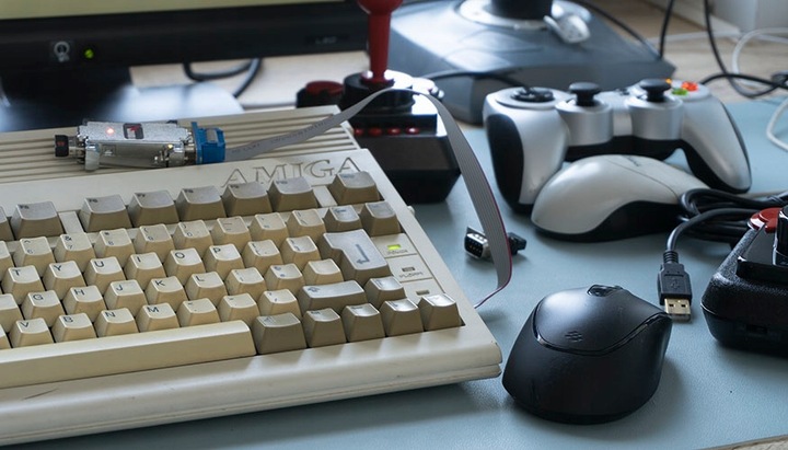 Adapter mysz joystick pad do komputera ATARI ST AMIGA C64 TOM RevX