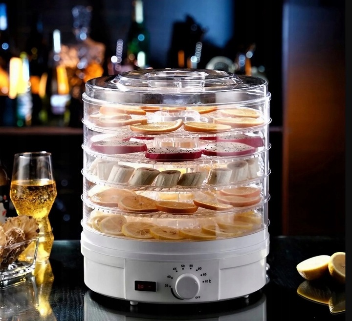 SUSZARKA DO GRZYBÓW OWOCÓW SPOŻYWCZA DO ŻYWNOŚCI 5 POZIOMÓW +