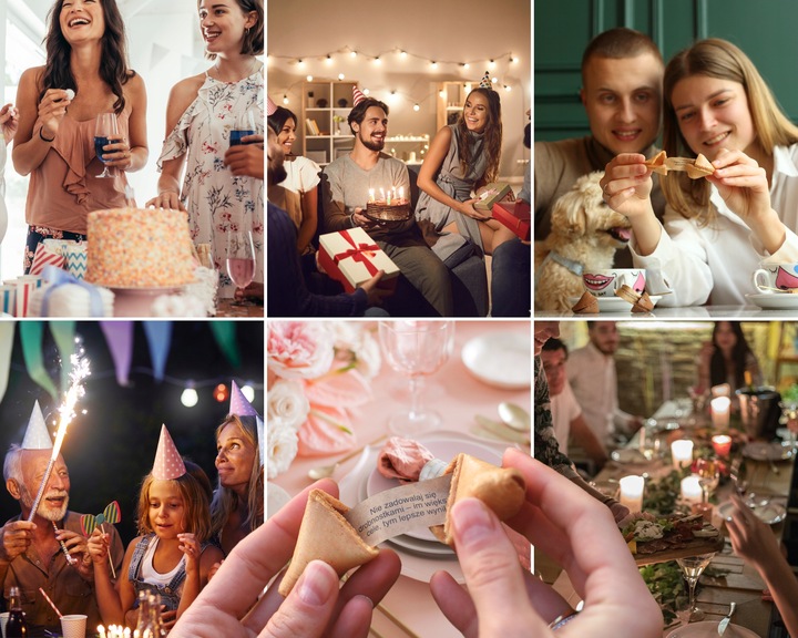 Ciasteczka z Wróżbą Dziękuję Chińskie Ciastko Szczęścia dla Gości 50 szt