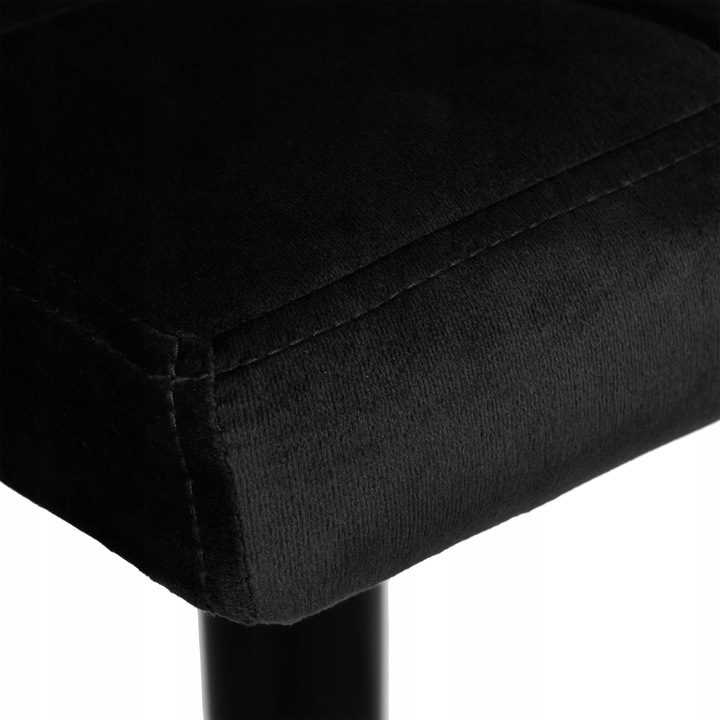 KRZESŁO BAROWE OBROTOWE HOKER WELUROWY REGULOWANE PIKOWANE KUCHENNY