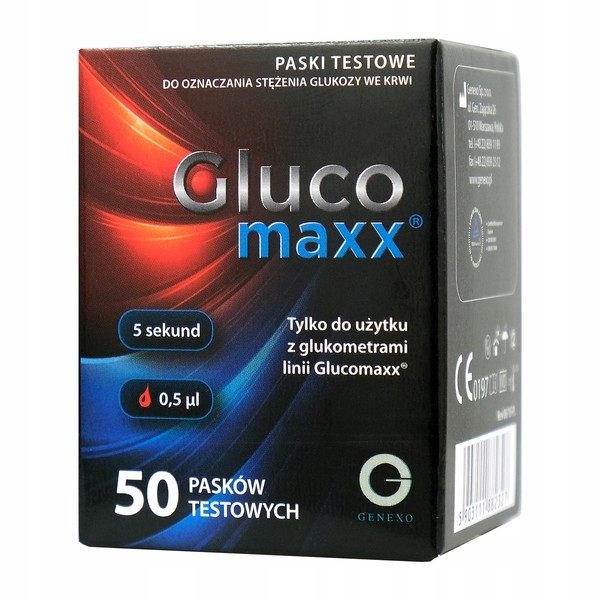Paski testowe Genexo Glucomaxx 50 sztuk plus