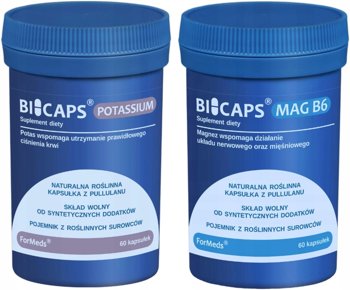 FORMEDS Bicaps Mag B6 60K + Potassium 60K