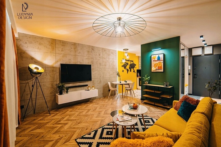 Lampa PODŁOGOWA stojąca TRÓJNÓG abażur 155cm E27