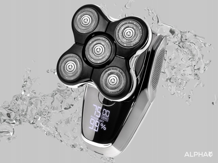 Golarka Maszynka do Golenia Brody, Włosów i Głowy - Trymer do Nosa