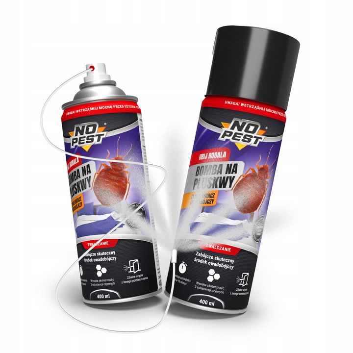 ŚRODEK BOMBA PREPARAT GRANAT FOGGER NA PLUSKWY PAJĄKI MOLE PRUSAKI (3