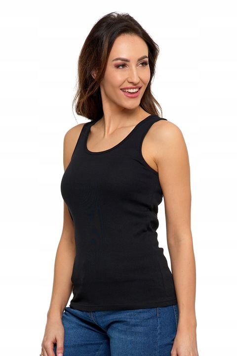 3x DAMSKI Tank TOP Bawełniany Moraj Podkoszulka Zestaw Komplet 3szt r. S
