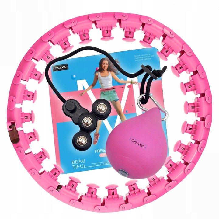 HULA HOP Z OBCIĄŻENIEM HULAHOP Odchudzające Obciążnikiem Smart z