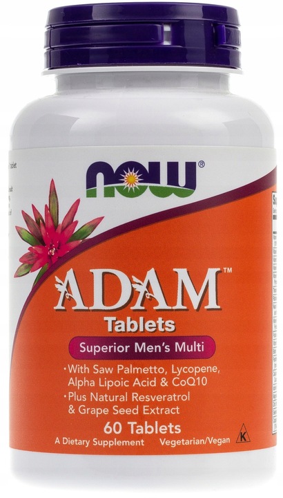 Witaminy i Minerały dla Mężczyzn Now Foods ADAM 60tab