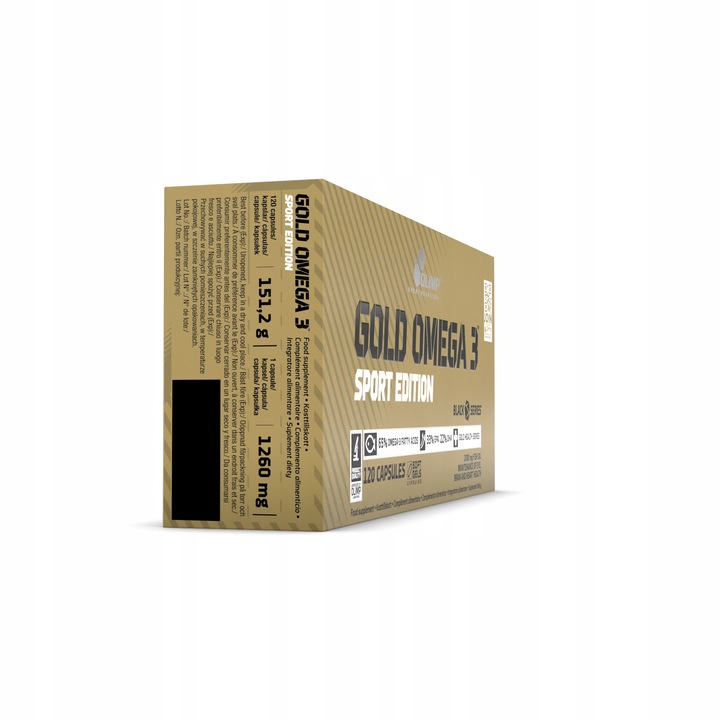 OLIMP GOLD OMEGA 3 SPORT EDITION 120k WITAMINY KWASY TŁUSZCZOWE EPA DHA