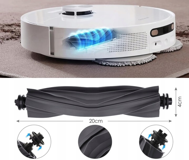 ZESTAW FILTRY SZCZOTKI WORKI DO DREAME X40 ULTRA COMPLETE / X40 PRO /