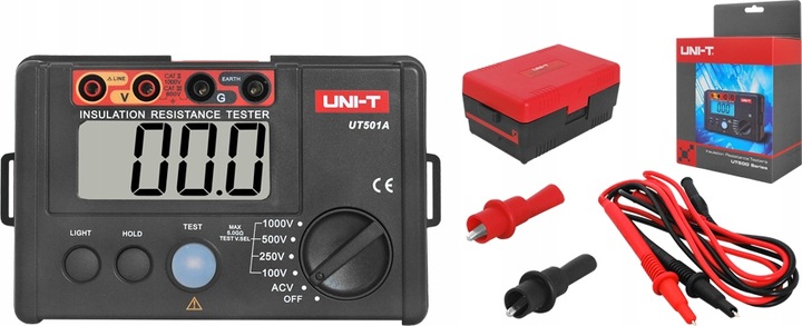 PROFESJONALNY MIERNIK REZYSTANCJI IZOLACJI UNI-T UT501A AUTOMAT