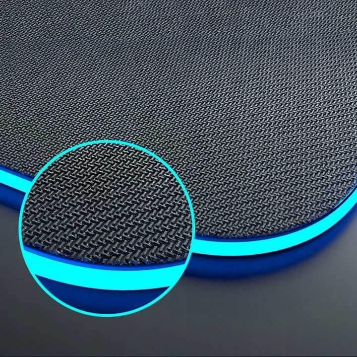 Podświetlana Podkładka Gamingowa KOLOROWA RGB Pod Mysz Myszkę LED Duża XXL