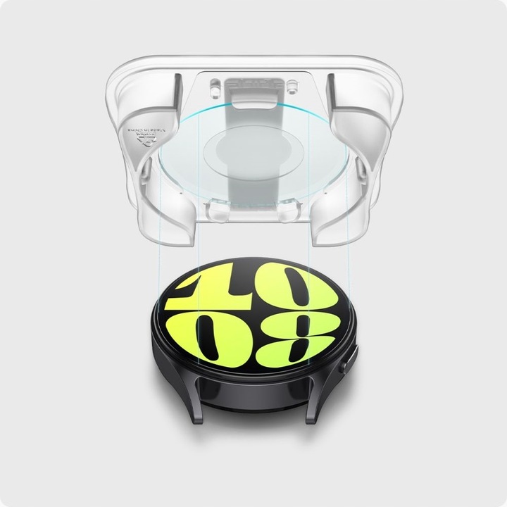 Szkło hartowane na ekran do Galaxy Watch 7 44mm, Spigen z aplikatorem, 2szt